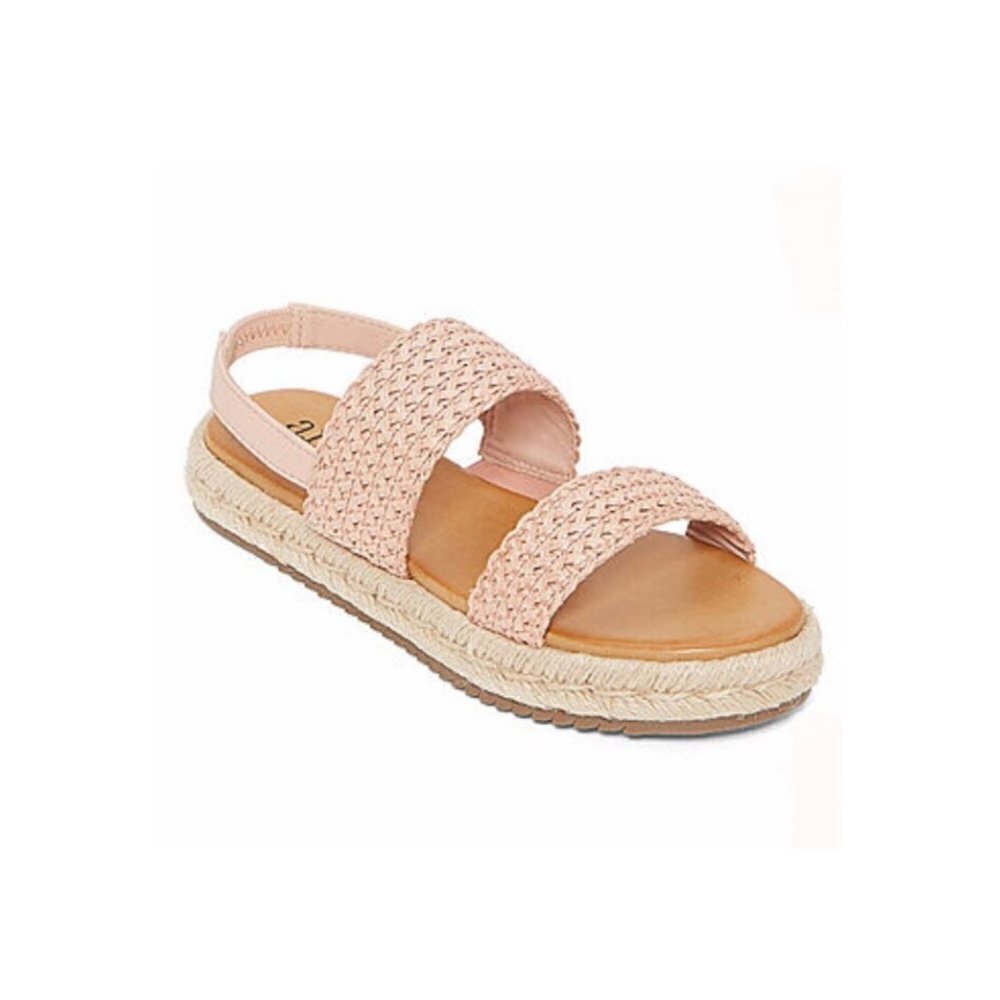 a.n.a. A New Approach Sandals Flatform Beatrice Model Pink Blush Women's Size 9M